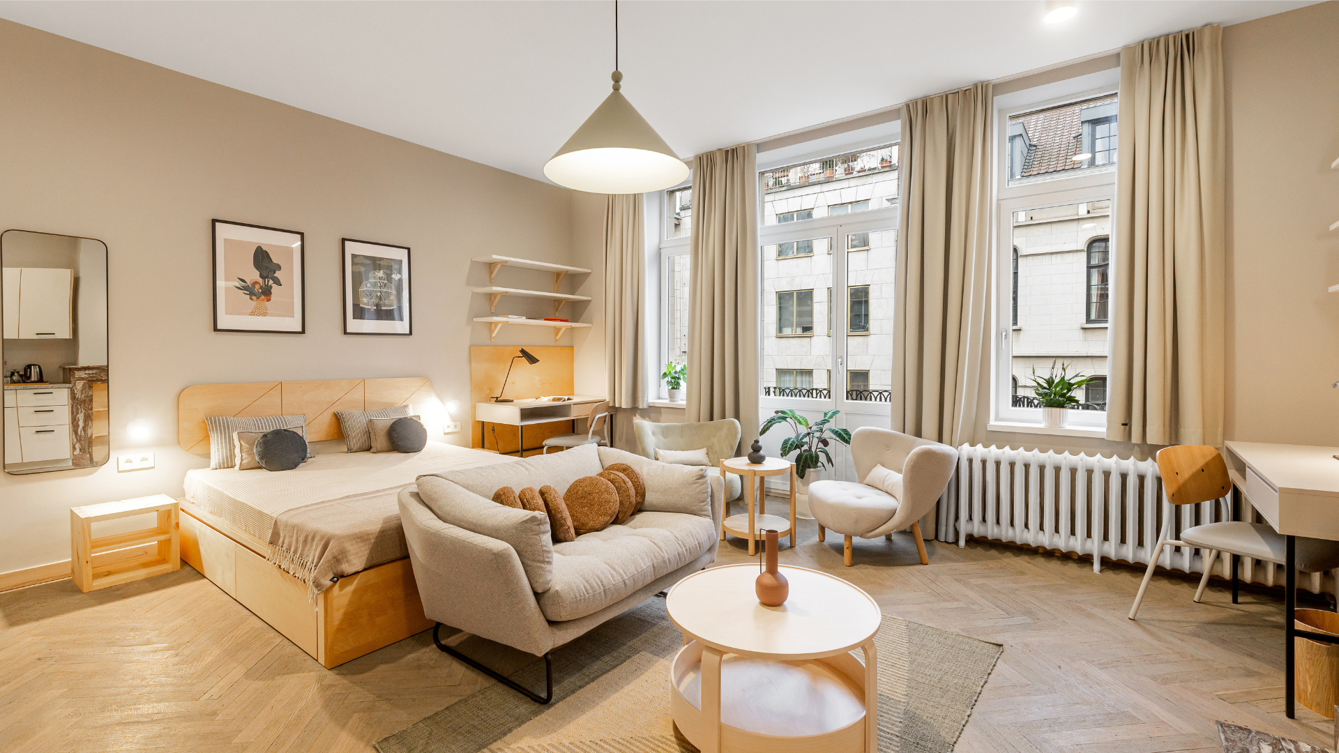 Common Coliving Brussels — Kamienica I detal