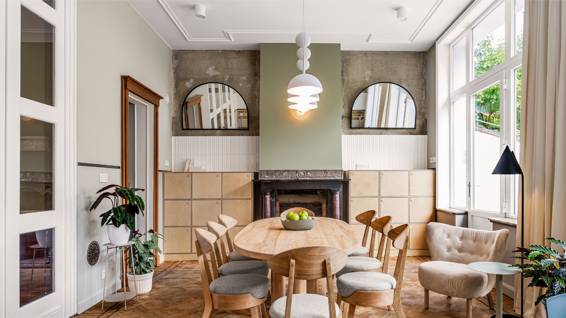 Common Coliving Brussels — Kamienica II detal